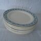 10 Choisy Plates the Roy Iron Land Model Champigny old earth blue décor