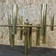 XXL 60s 70s chandelier Gaetano Sciolari for Sciolari Brass with 37 flames
