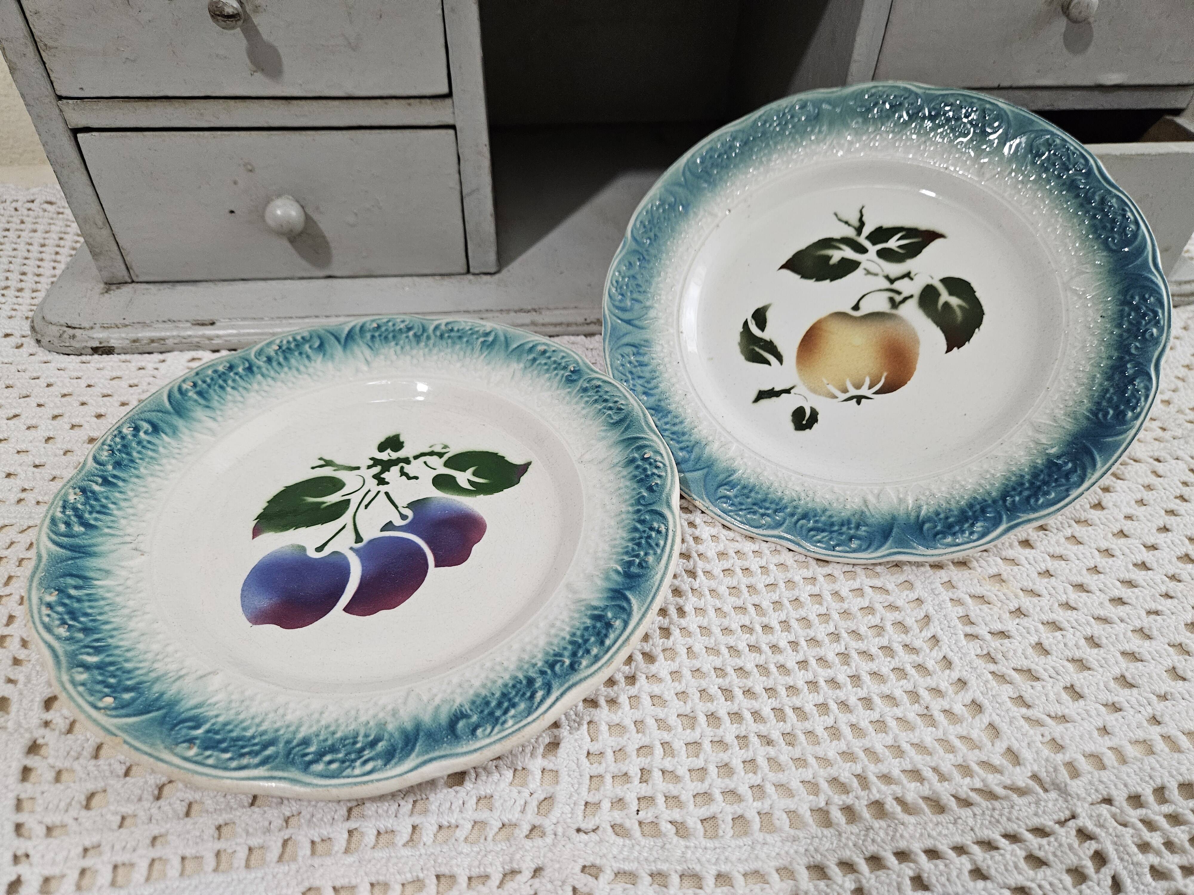 Dessert plates - Clairefontaine earthenware