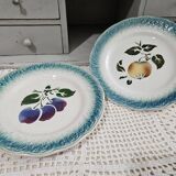Dessert plates - Clairefontaine earthenware