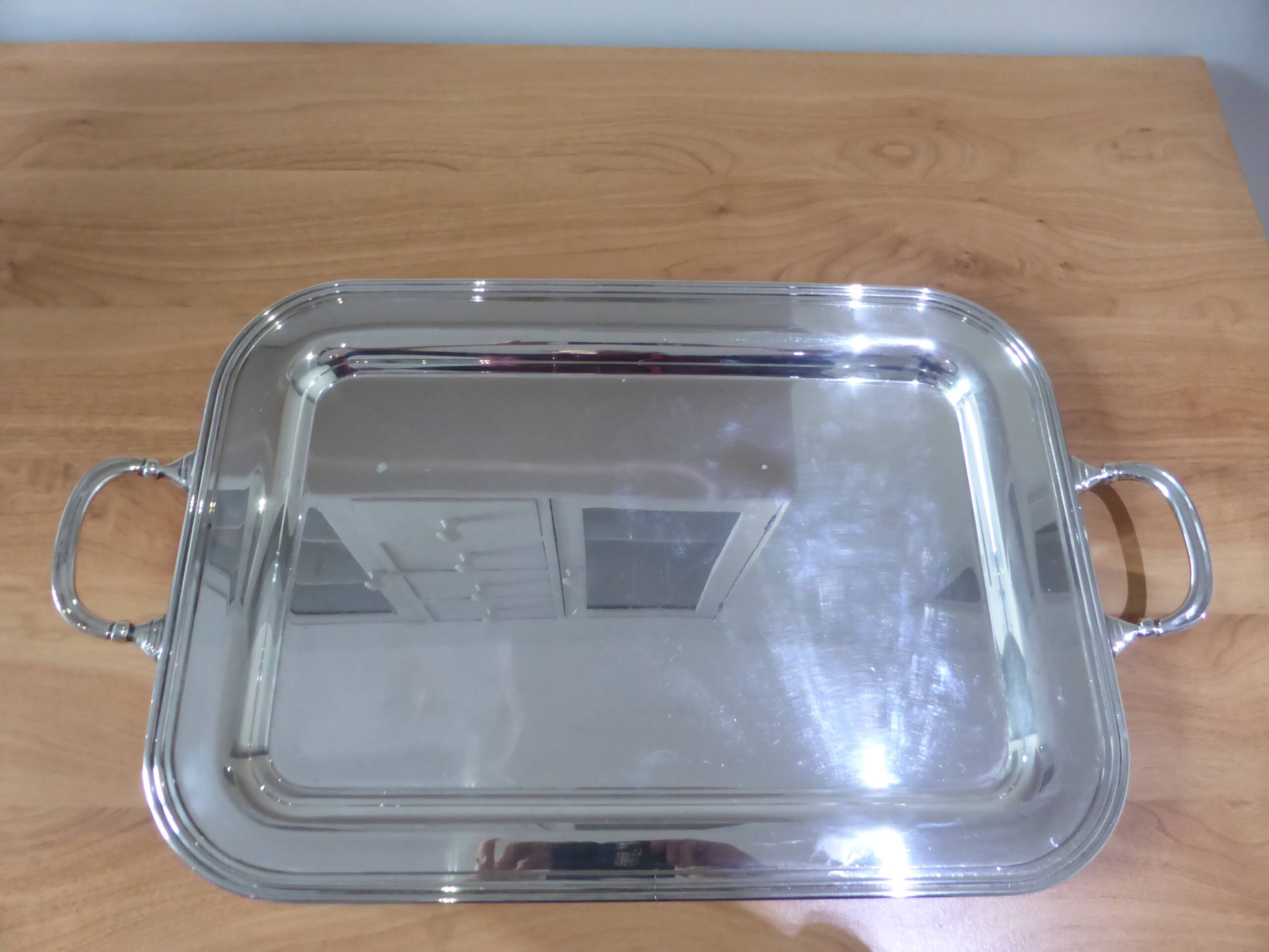Silver-plated metal tray Cesa 240567