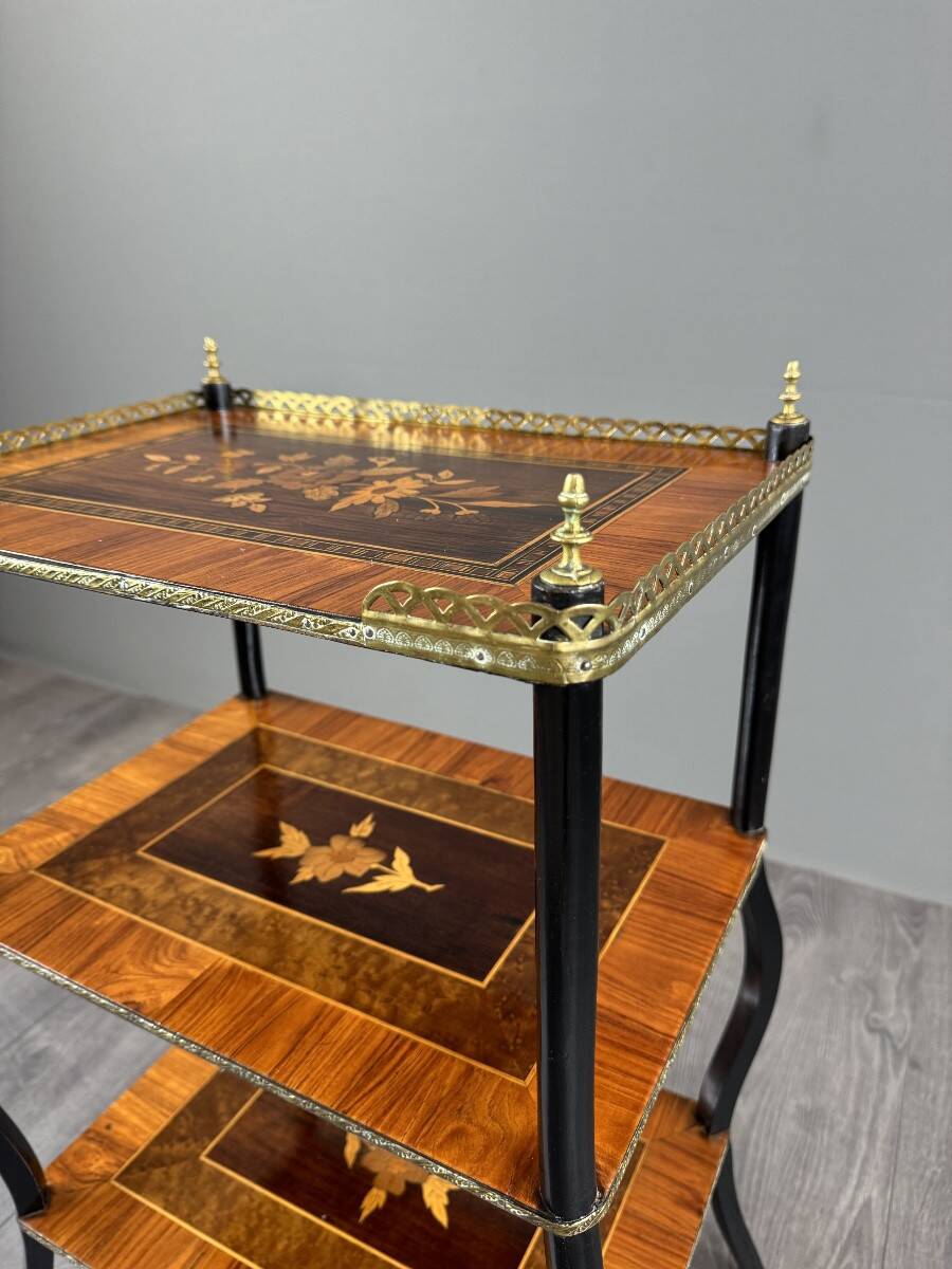 Marquetry shelf, Napoleon III style, 19th century