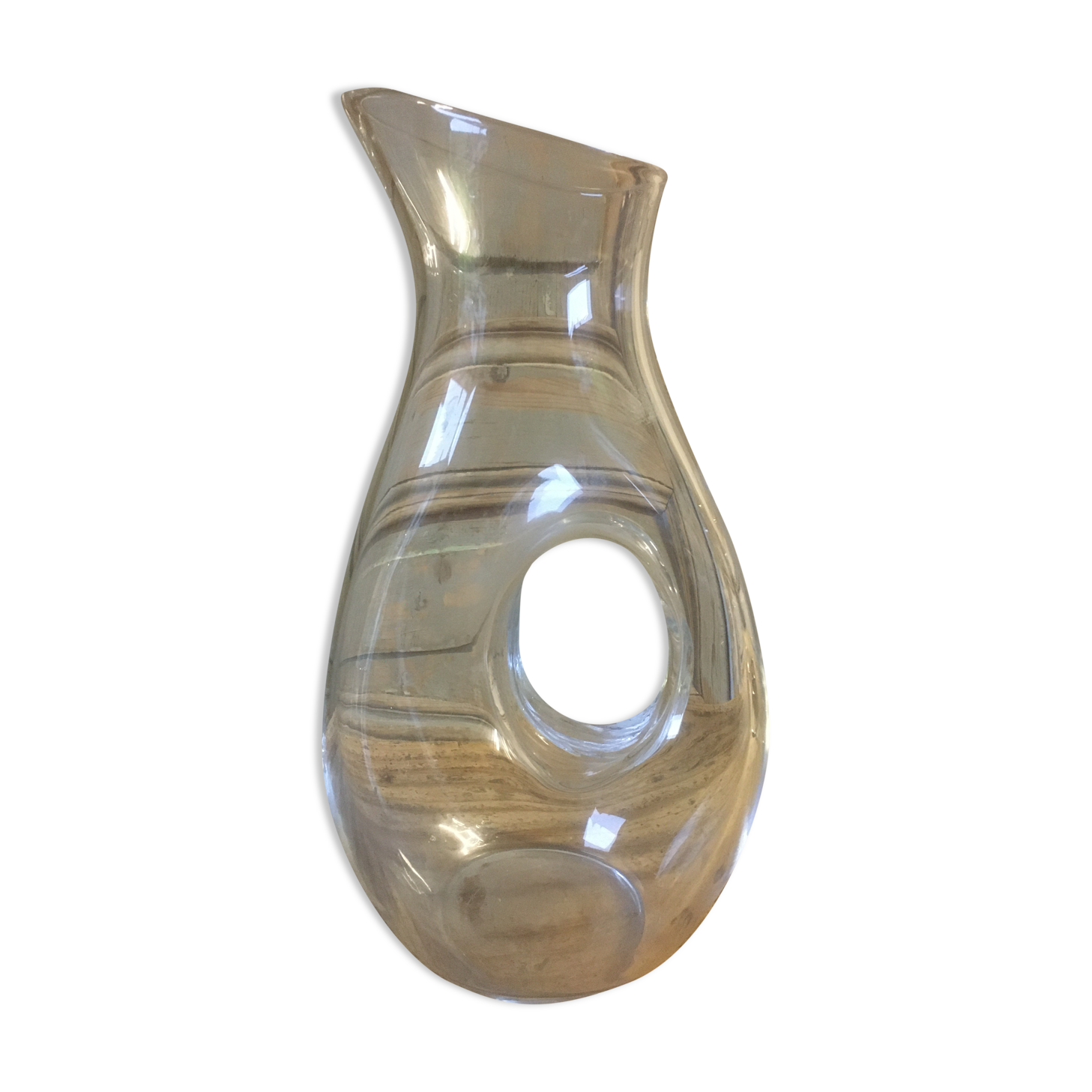 Carafe "Bormioli" in blown glass