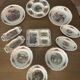 Dish set Sarreguemines Henri Loux