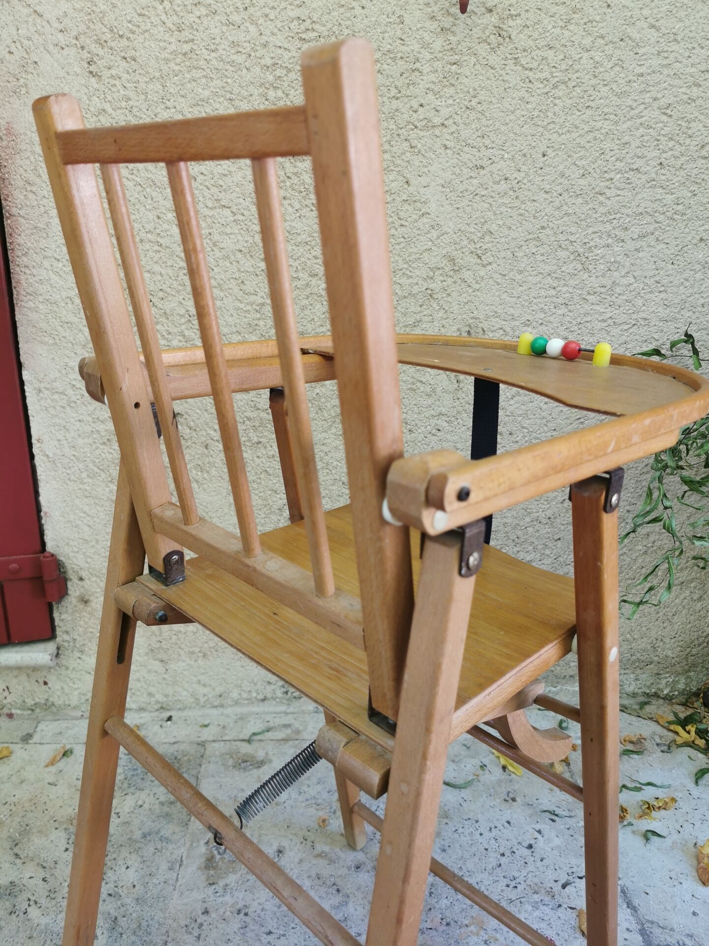 Wooden high chair