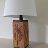 Very big lamp in sandstone built in sandstone of Raymonde Leduc 1970