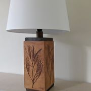 Very big lamp in sandstone built in sandstone of Raymonde Leduc 1970
