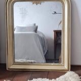 Miroir ancien doré Louis Philippe 88 x 72