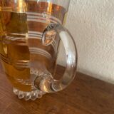 Vintage golden orangeade service.