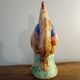 Pichet broc en forme de coq en barbotine vintage