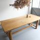 Table de ferme rénovée