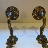 Bronze wall lamps