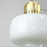 Mid-century Opaline Pendant Lamp