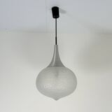 Vintage Iceglass Ceiling Lamp by Doria Leuchten