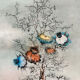 Original Engraving Bernard Louedin 1978 "Thistles of the Marsh" Signed Numbered
