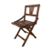 Chaise pliante pour enfants en lattes de bois