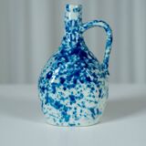 Blue spotted ceramic soliflore