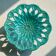 Large vintage cut-out ceramic mandala bowl