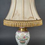 Porcelain Lamp by Samson, Famille Rose Style, 19th Century
