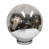 Silver glass ball lamp 1970