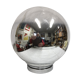 Silver glass ball lamp 1970