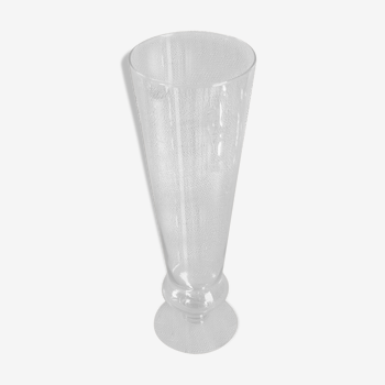 Vase flûte vintage avec col évasé