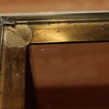 Set de 2 tables basses en laiton vintage 60/70
