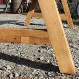 Large recycled teak table