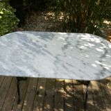 Bistro table 1900 in Carrara marble