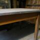 Long school table from the 50s with white top