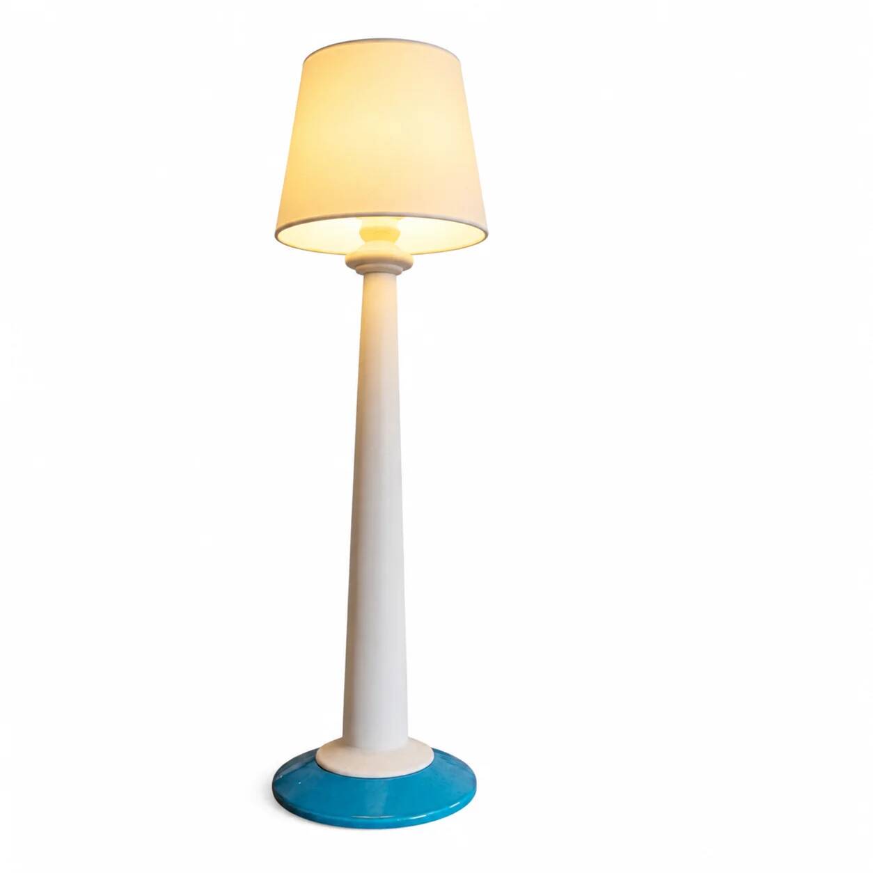 Ensemble de 2 lampes de table totem Kostka rares / époxy / France années 1980