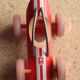 Wooden toy E Racer Hape formula 1 in red bamboo