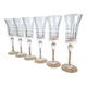 6 champagne flutes 15cl Lady Diamond Cristal d'Arques