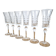 6 champagne flutes 15cl Lady Diamond Cristal d'Arques