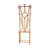Vintage patinated bamboo coat holder