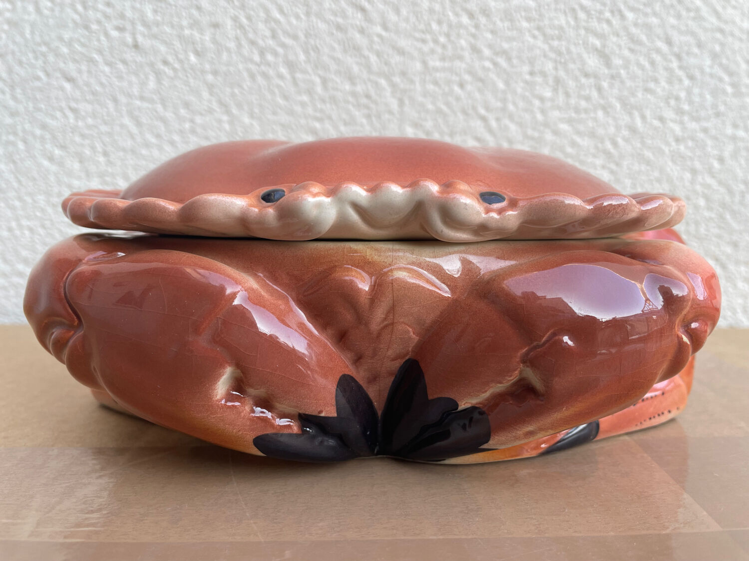 Crab box signed Michel Caugant