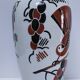 Vase Art déco Keller Guérin "Ceylan" décor oiseaux