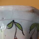 Pair of antique earthenware candlesticks with Rouen decor