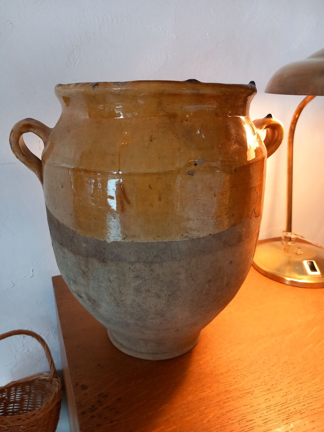Confit pot/grease pot. old .19th. south west