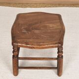 Small wooden stool.