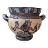 Old Egyptian vase signed Antoine Dubois