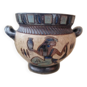 Ancien vase signé Antoine dubois egyptien