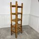 Brutalist shelf from the 1950s in beech wood.