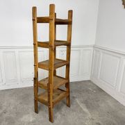 Etagère brutaliste 1950 en hêtre