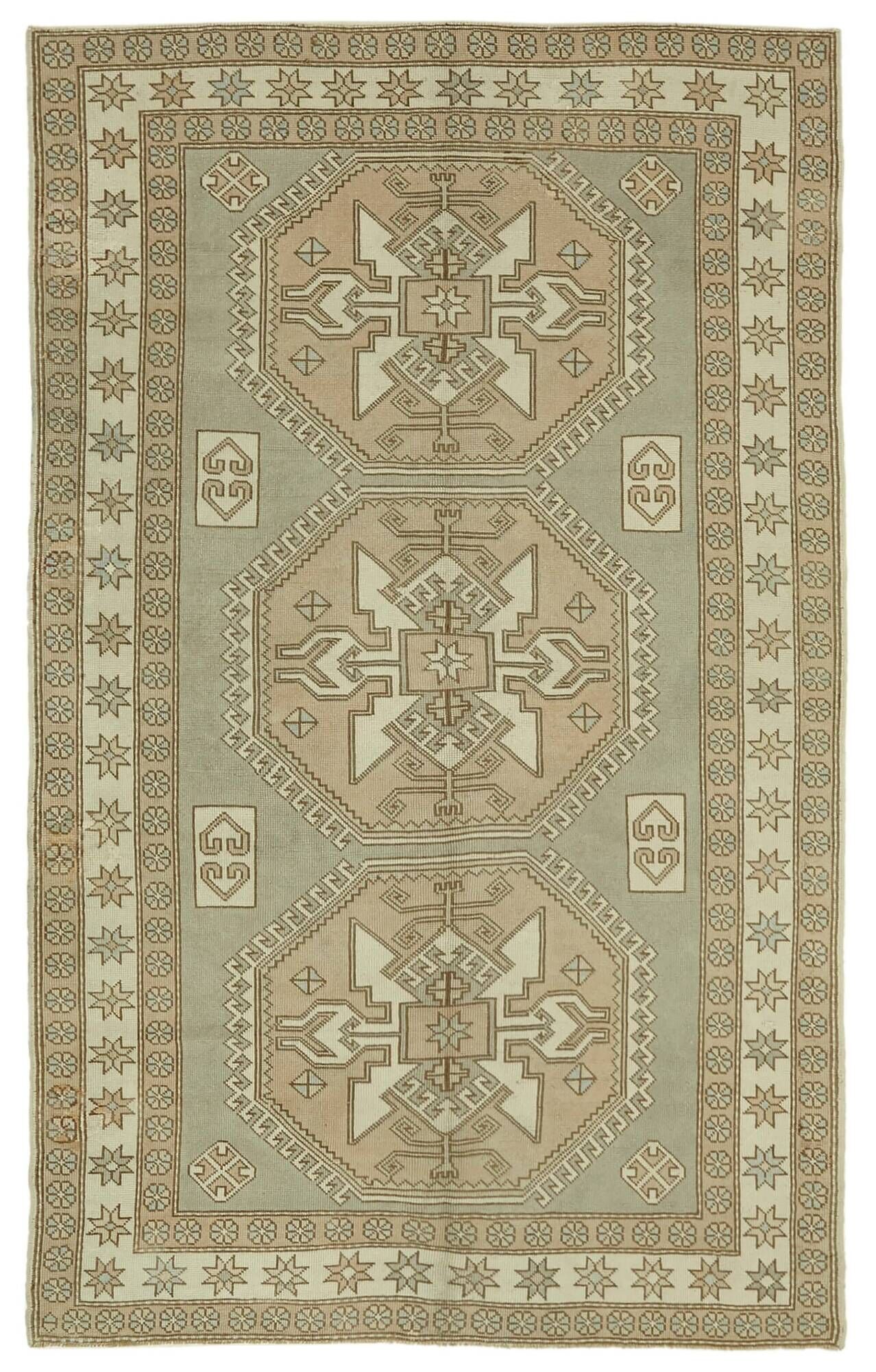 Turkish Vintage Anatolian Rug 179 cm x 283 cm