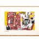 Jean-Michel Basquiat. Numbered color silkscreen print. 1990s.