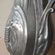 Art Nouveau style pewter vase - amphora vase
