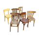 6 chaises bistrot dépareillées