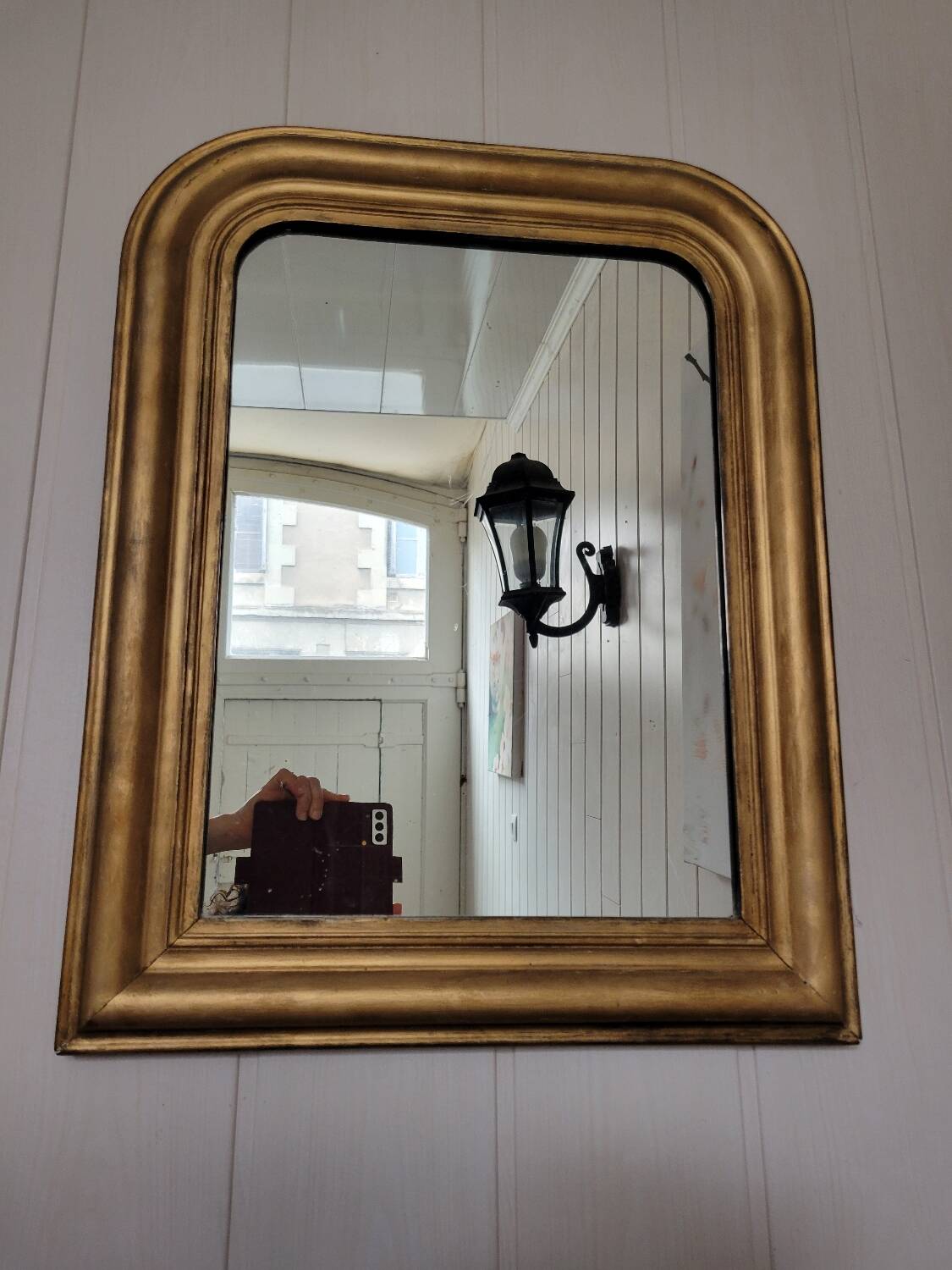 Louis Philippe gilded mirror, late 19th century