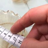 Paire de globes tulipes ambrés